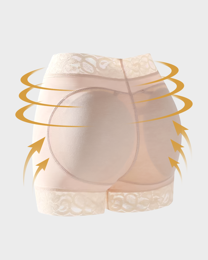 High Waist Lace Smooth Shapewear Shorts