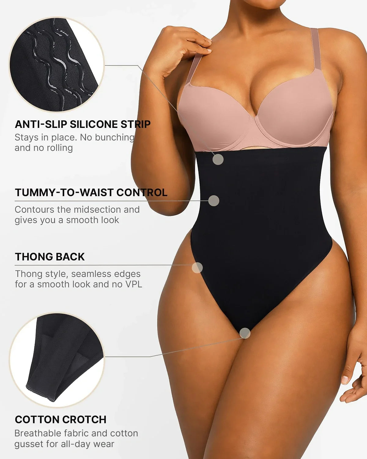 Bare Essentials™ Skin Flow™ Eco Contour Seamless Thong